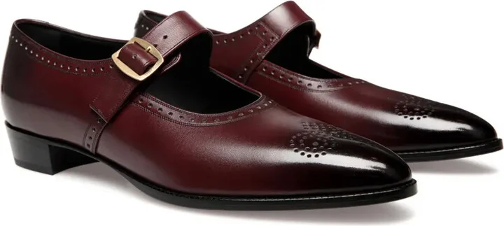 Buckled Leather Brogues - Image 2