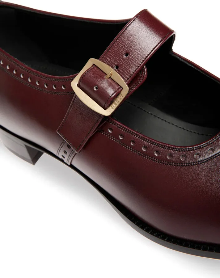 Buckled Leather Brogues - Image 4