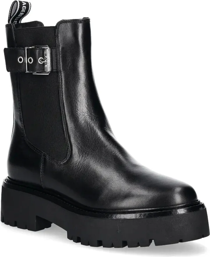 Buckled Leather Chelsea Boots - Image 2