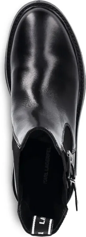 Buckled Leather Chelsea Boots - Image 4
