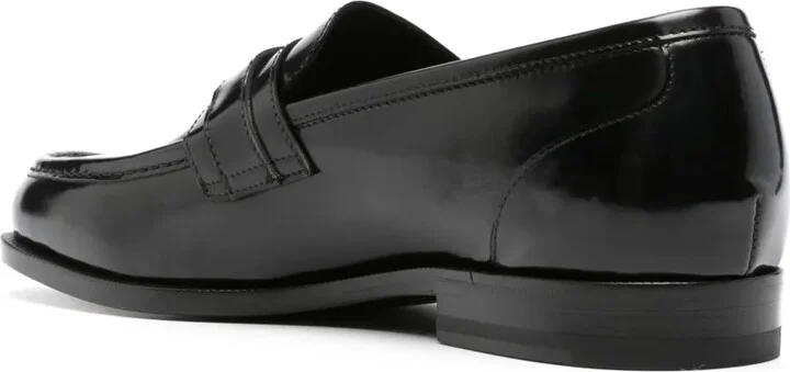 Buckled Leather Loafers - Image 3