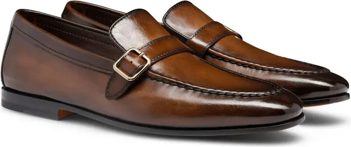 Buckled Leather Loafers - Image 2