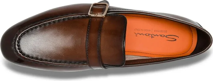Buckled Leather Loafers - Image 3