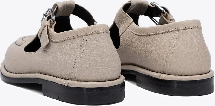Buckled Leather Loafers - Image 3