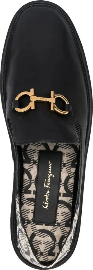 Buckled Leather Loafers - Image 4