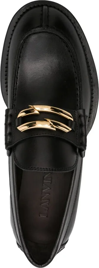 Buckled Leather Loafers - Image 4