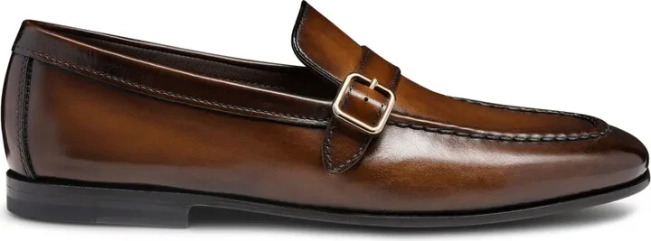 Buckled Leather Loafers