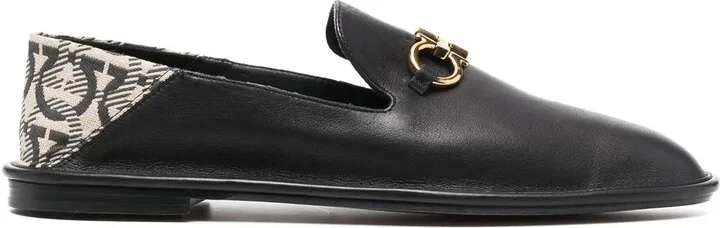 Buckled Leather Loafers