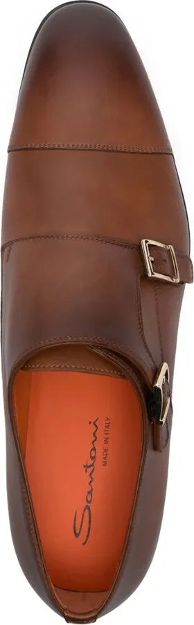 buckled leather Monk shoes - Image 4