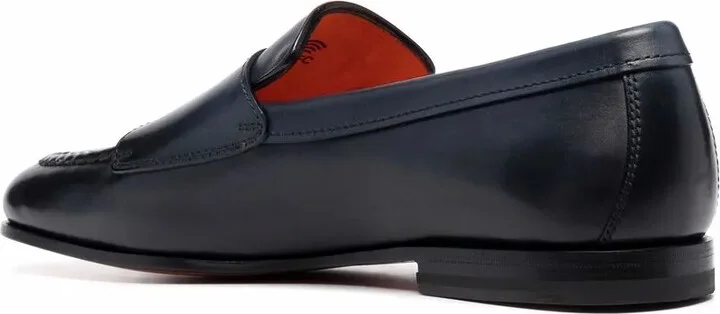 Buckled Leather Monk Shoes - Image 3