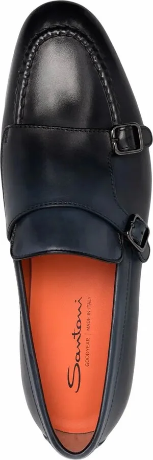 Buckled Leather Monk Shoes - Image 4