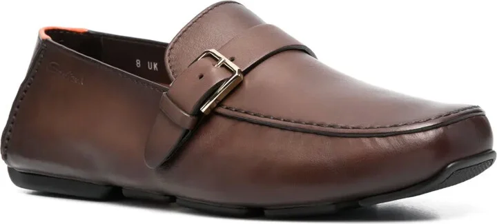 Buckled Leather Monk Shoes - Image 2