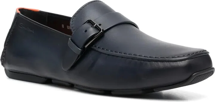 Buckled Leather Monk Shoes - Image 2