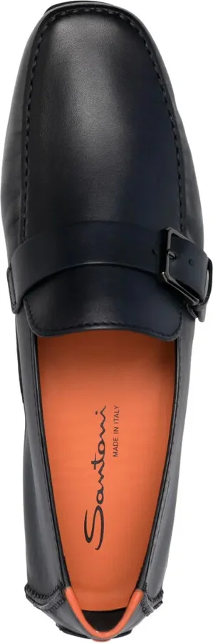 Buckled Leather Monk Shoes - Image 4