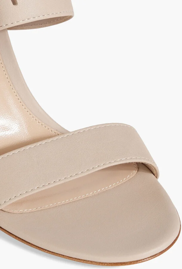 Buckled leather mules - Image 4