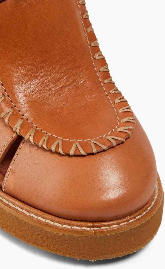 Buckled leather mules - Image 4