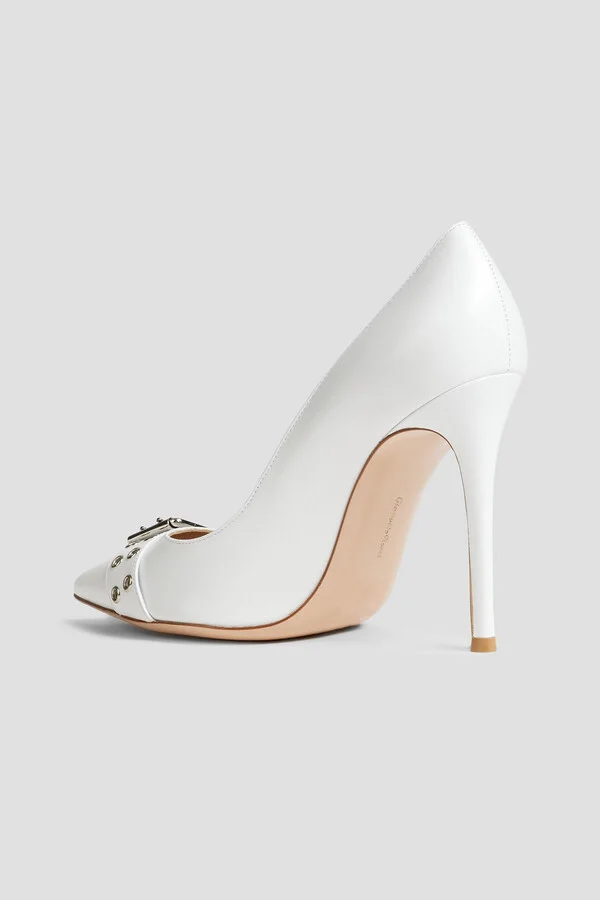 Buckled leather pumps - Image 3