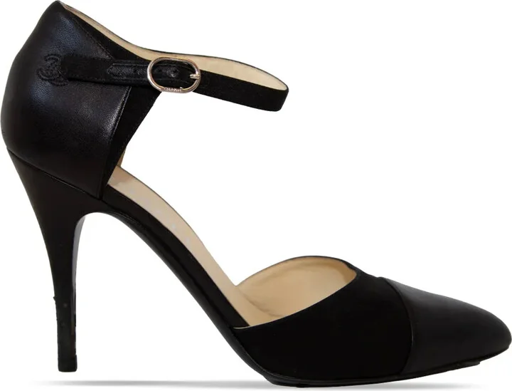 Buckled Leather Pumps