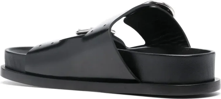 Buckled Leather Sandals - Image 3