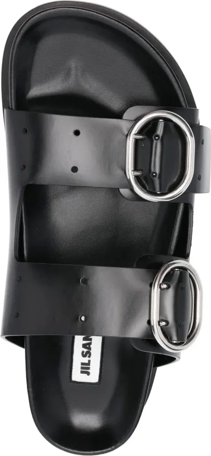 Buckled Leather Sandals - Image 4