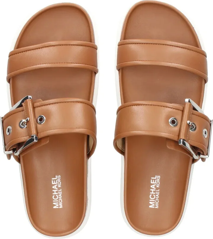 Buckled Leather Sandals - Image 4