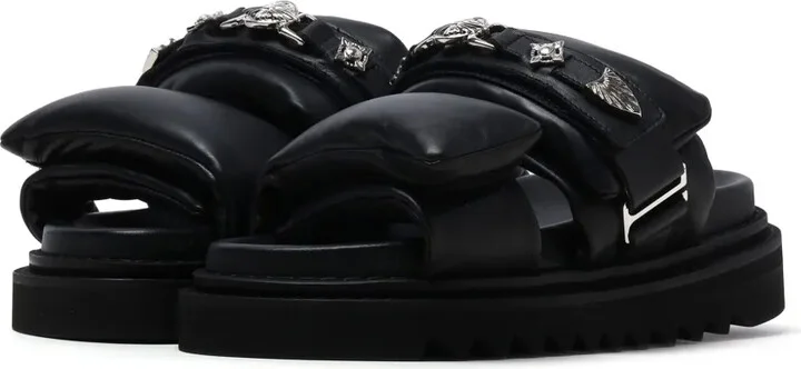 Buckled Leather Sandals - Image 2
