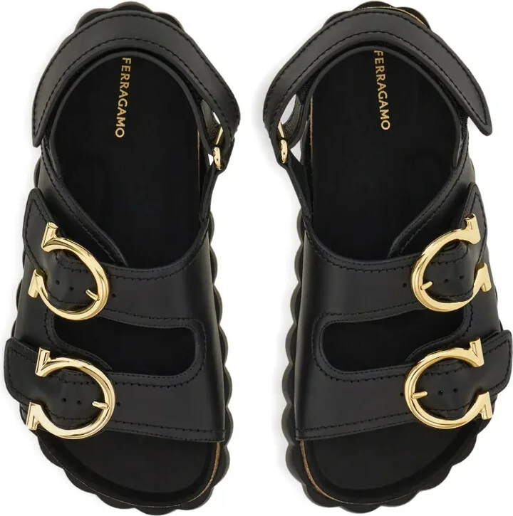 Buckled Leather Sandals - Image 3