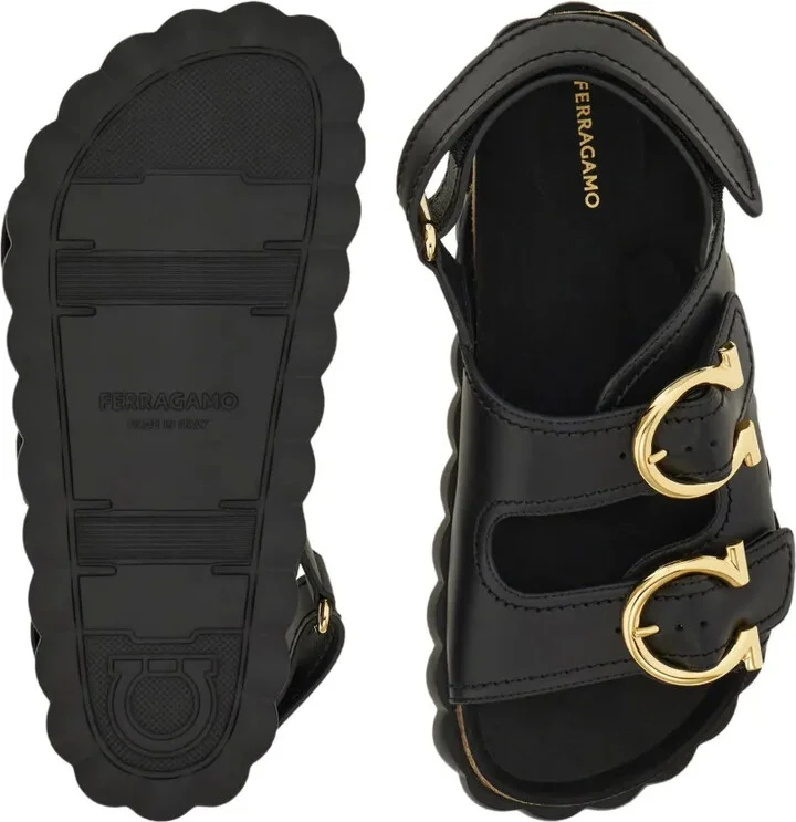 Buckled Leather Sandals - Image 4