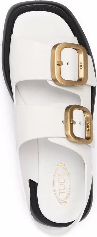 Buckled Leather Sandals - Image 4