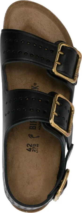 Buckled Leather Sandals - Image 4