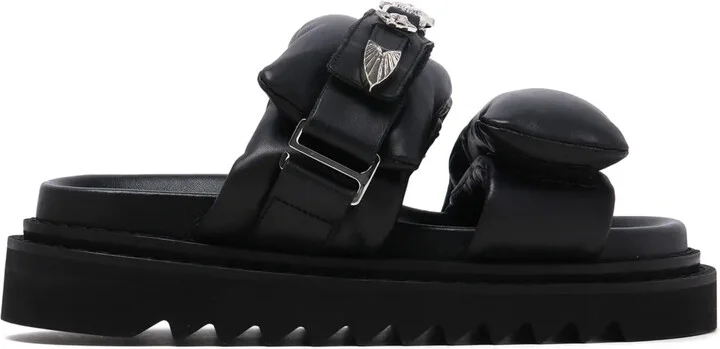 Buckled Leather Sandals