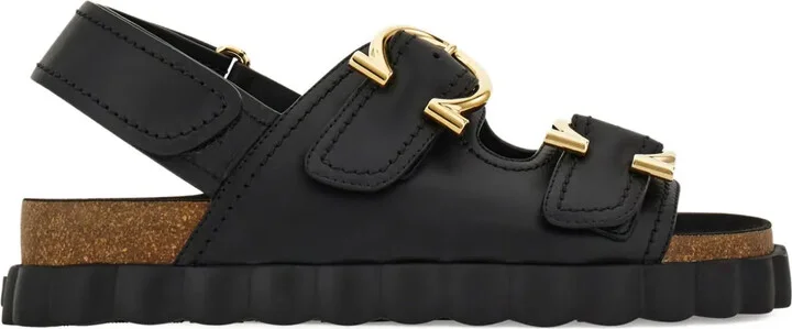 Buckled Leather Sandals