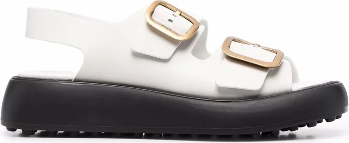 Buckled Leather Sandals