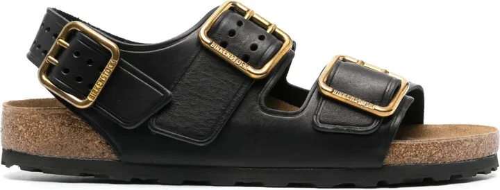 Buckled Leather Sandals