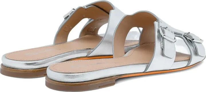 Buckled Open-Toe Slide Sandals - Image 3