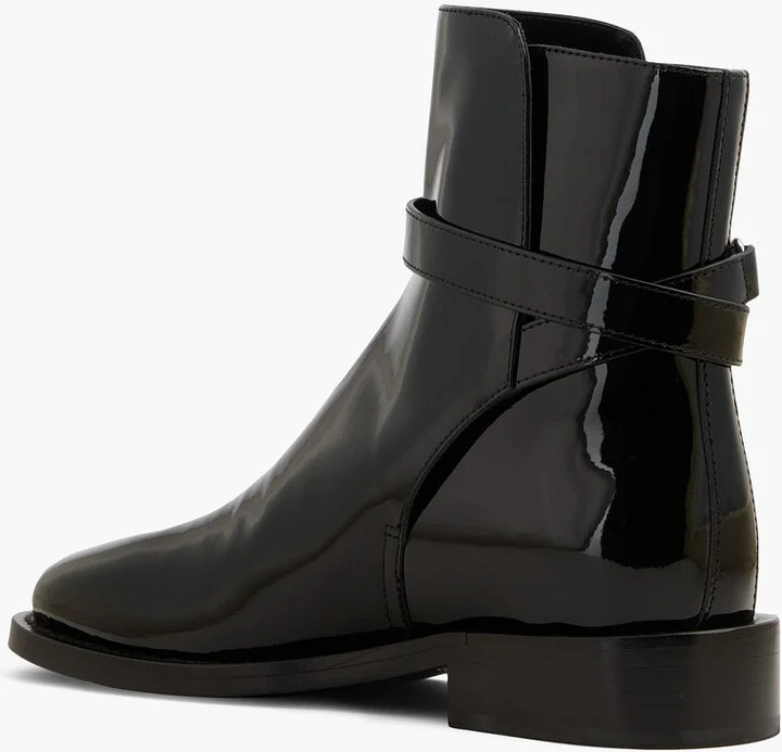 Buckled patent-leather ankle boots - Image 3