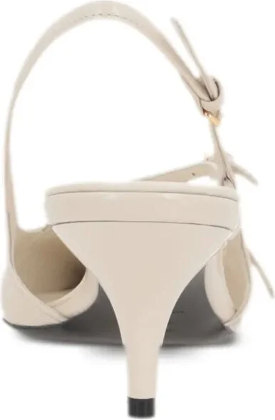 Buckled Patent Slingback Pumps - Image 3