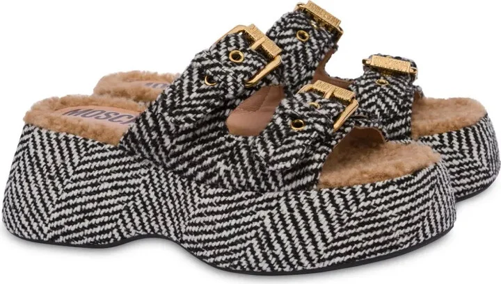 Buckled Platform Sandals - Image 2