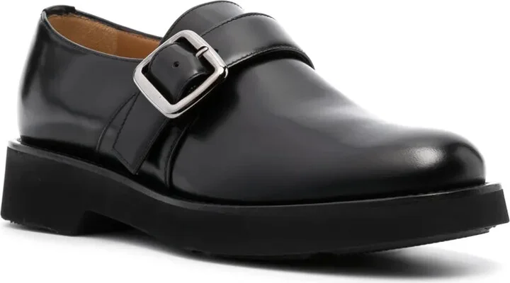 Buckled Polished-Leather Loafers - Image 2