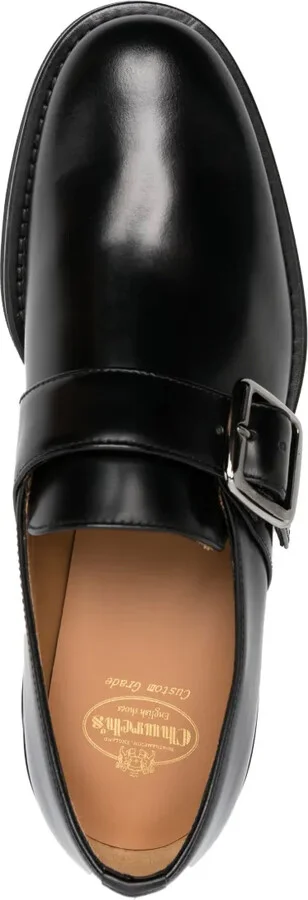 Buckled Polished-Leather Loafers - Image 4