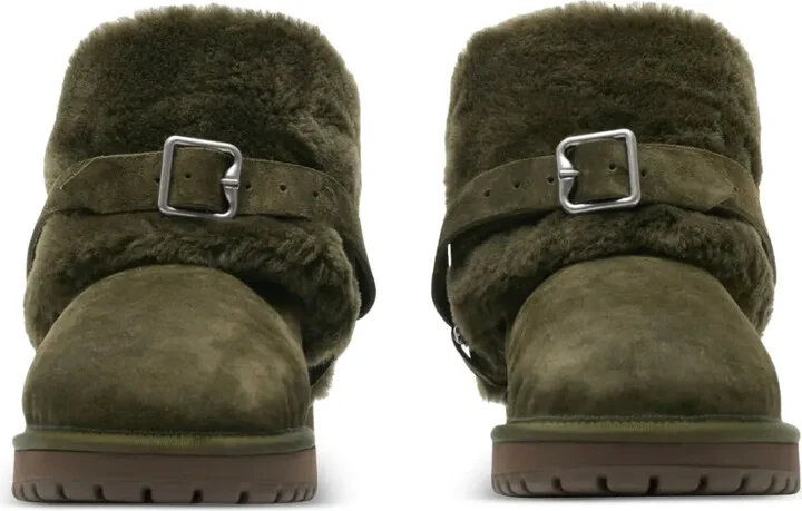 Buckled Shearling Ankle Boots - Image 2