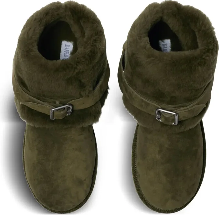 Buckled Shearling Ankle Boots - Image 4