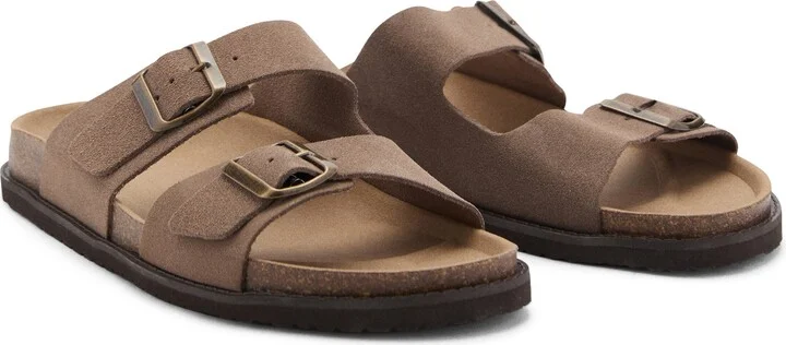 Buckled Slide Sandal