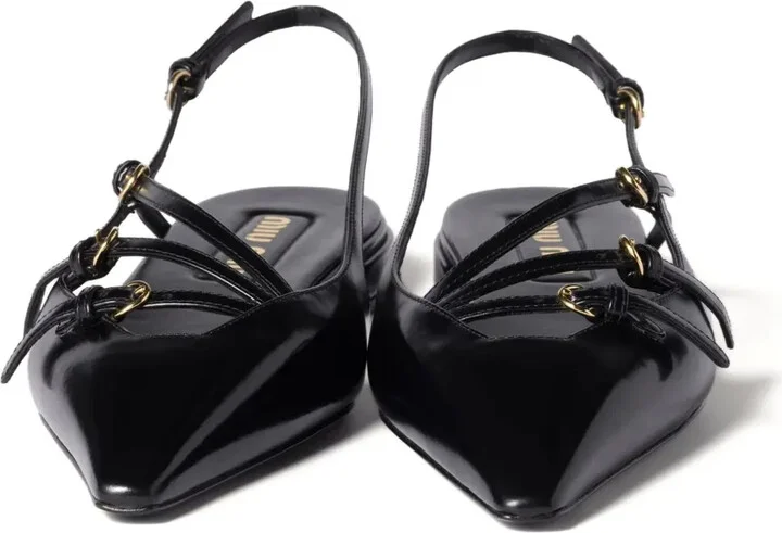 Buckled Slingback Flat Pumps - Image 3