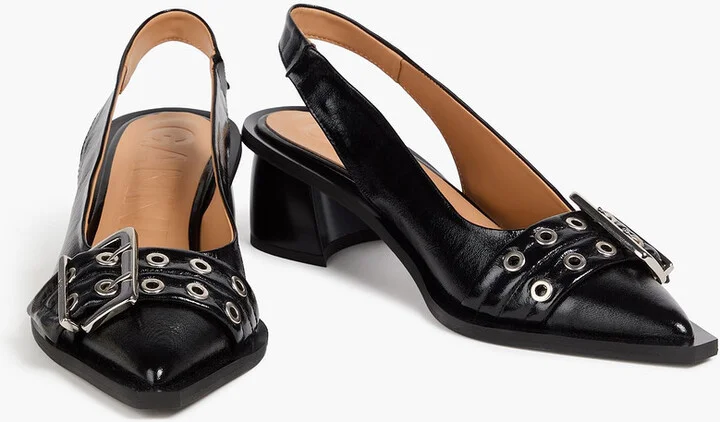 Buckled slingback pumps - Image 2