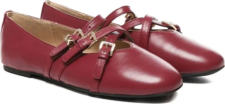 Buckled-Straps Ballet Flats - Image 2