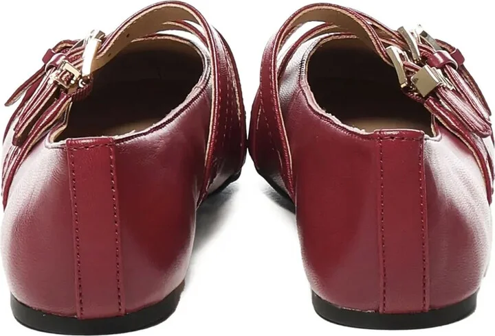 Buckled-Straps Ballet Flats - Image 3
