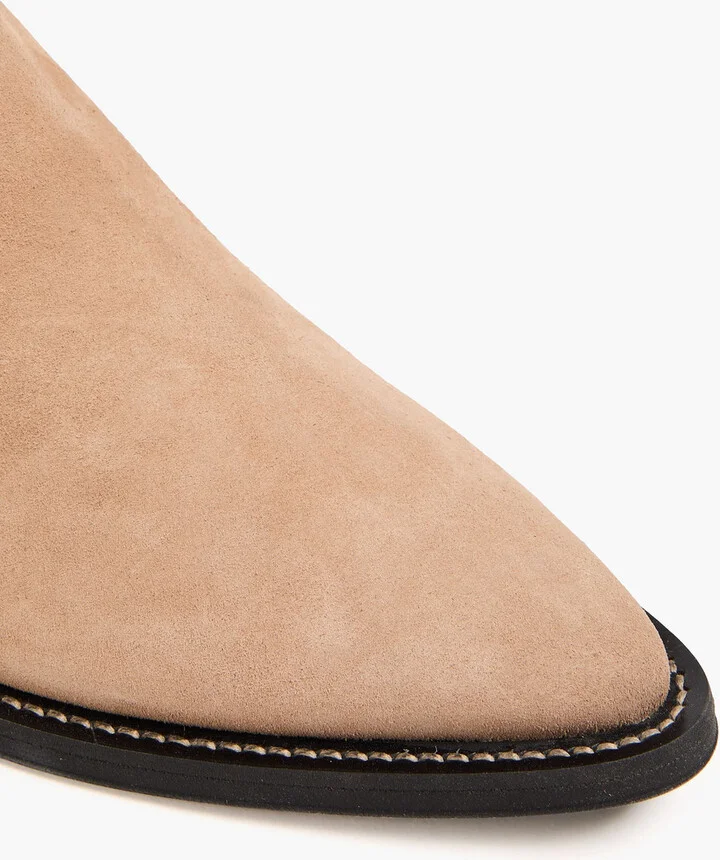Buckled suede ankle boots - Image 4