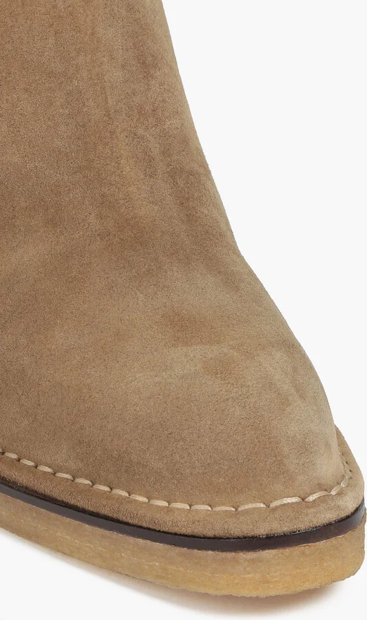 Buckled suede ankle boots - Image 4