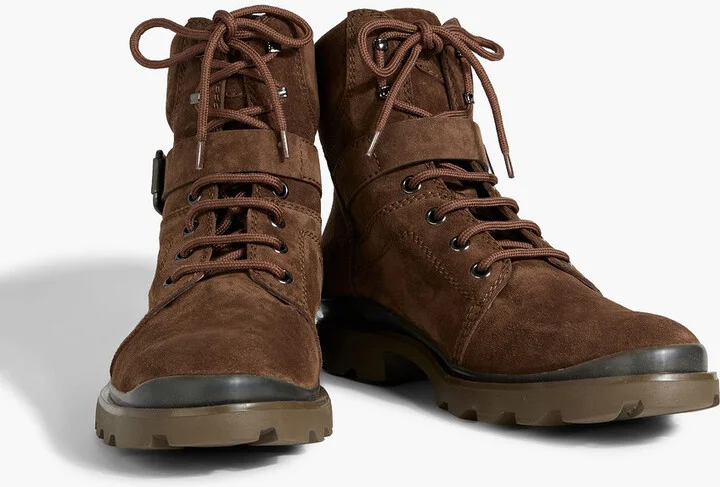 Buckled suede boots - Image 2